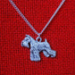 Realistic Schnauzer Necklace