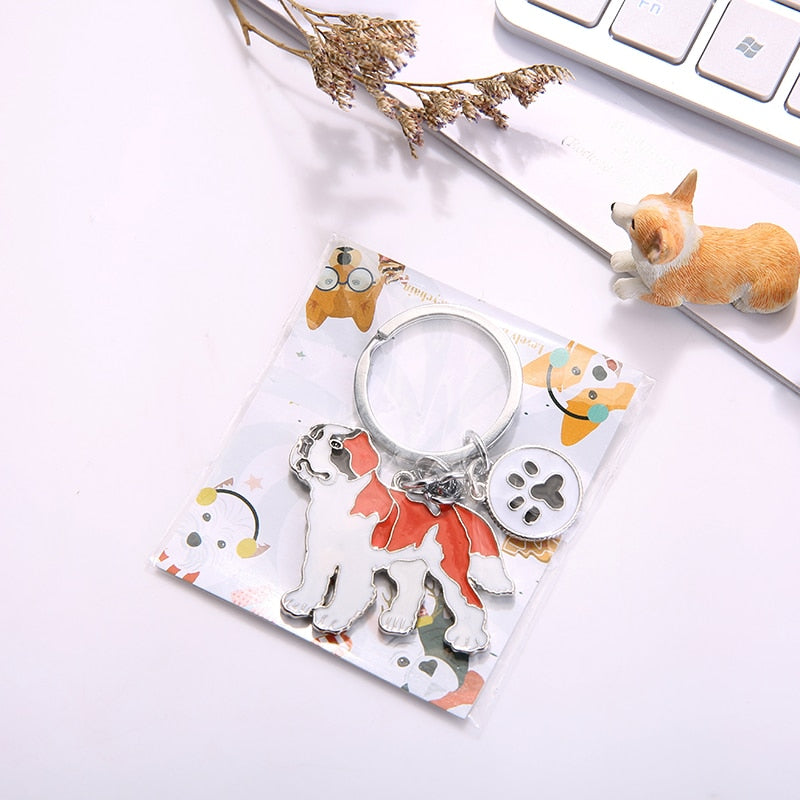 Saint Bernard keychains by SB (2pcs pack) - Style's Bug