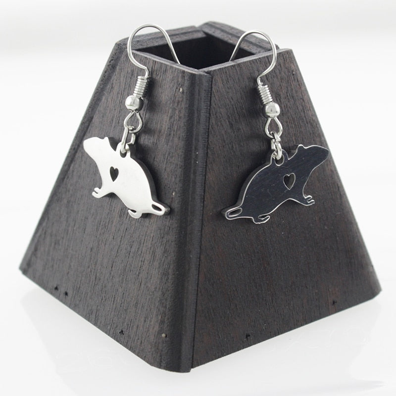 Realistic Rat shaped earrings (2 pairs pack) - Style's Bug