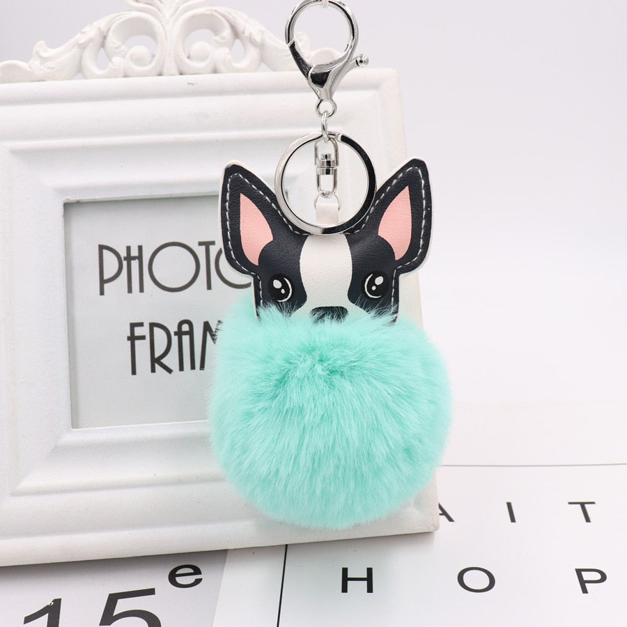 Fluffy Chihuahua keychains by SB (2pcs pack) - Style's Bug Light Green