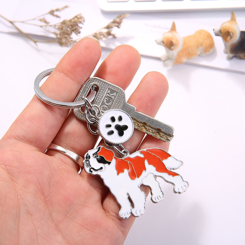 Saint Bernard keychains by SB (2pcs pack) - Style's Bug