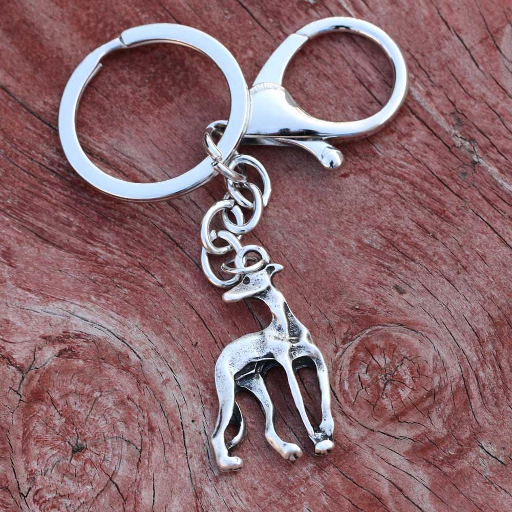 Realistic Greyhound Keychains by SB (2pcs pack) - Style's Bug Walking