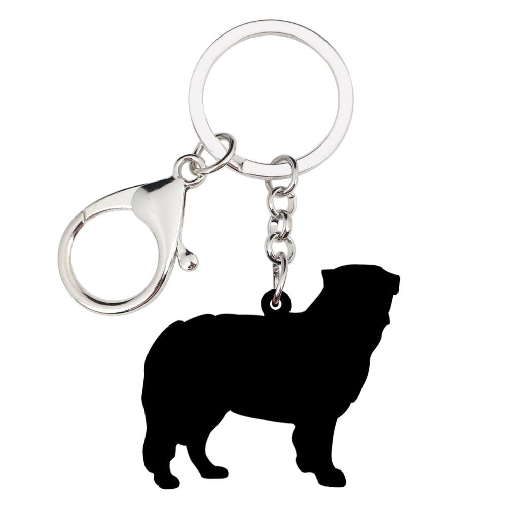 Acrylic Australian Shepherd keychains by SB (2pcs pack) - Style's Bug