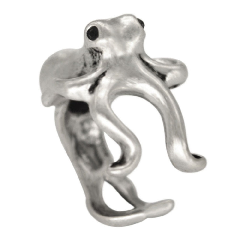 Realistic Octopus rings (3pcs pack) - Style's Bug Silver