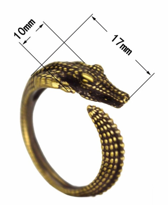 Realistic Crocodile ring (3pcs pack) - Style's Bug