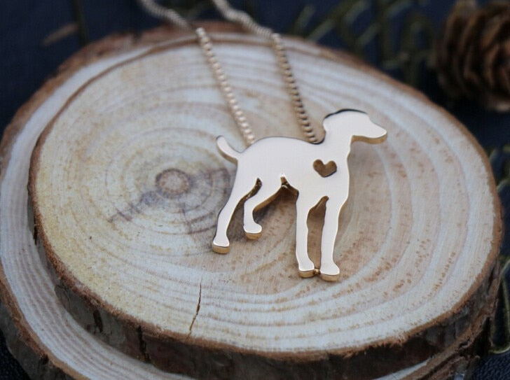 Realistic Greyhound necklace - Style's Bug