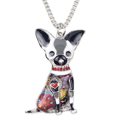 Artistic Chihuahua necklace