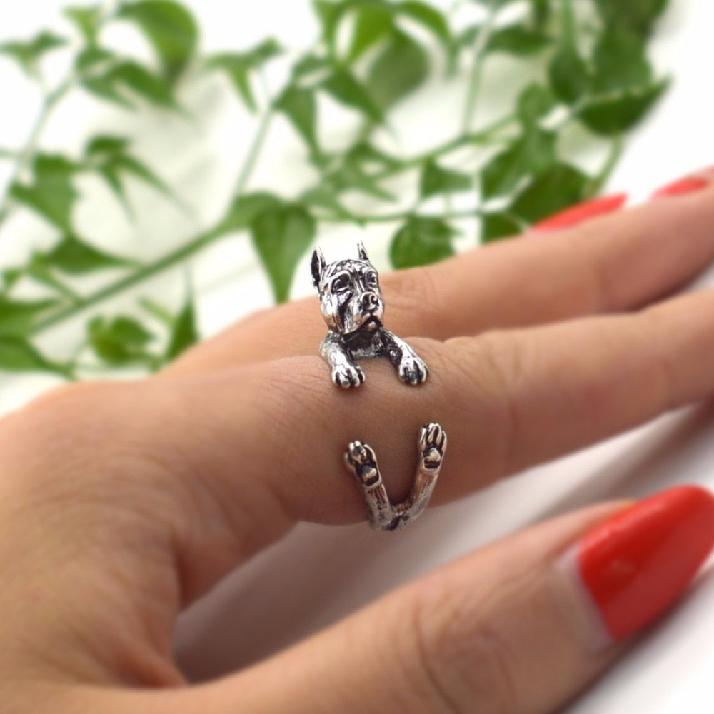 Realistic Pitbull Ring (2pcs pack) - Style's Bug