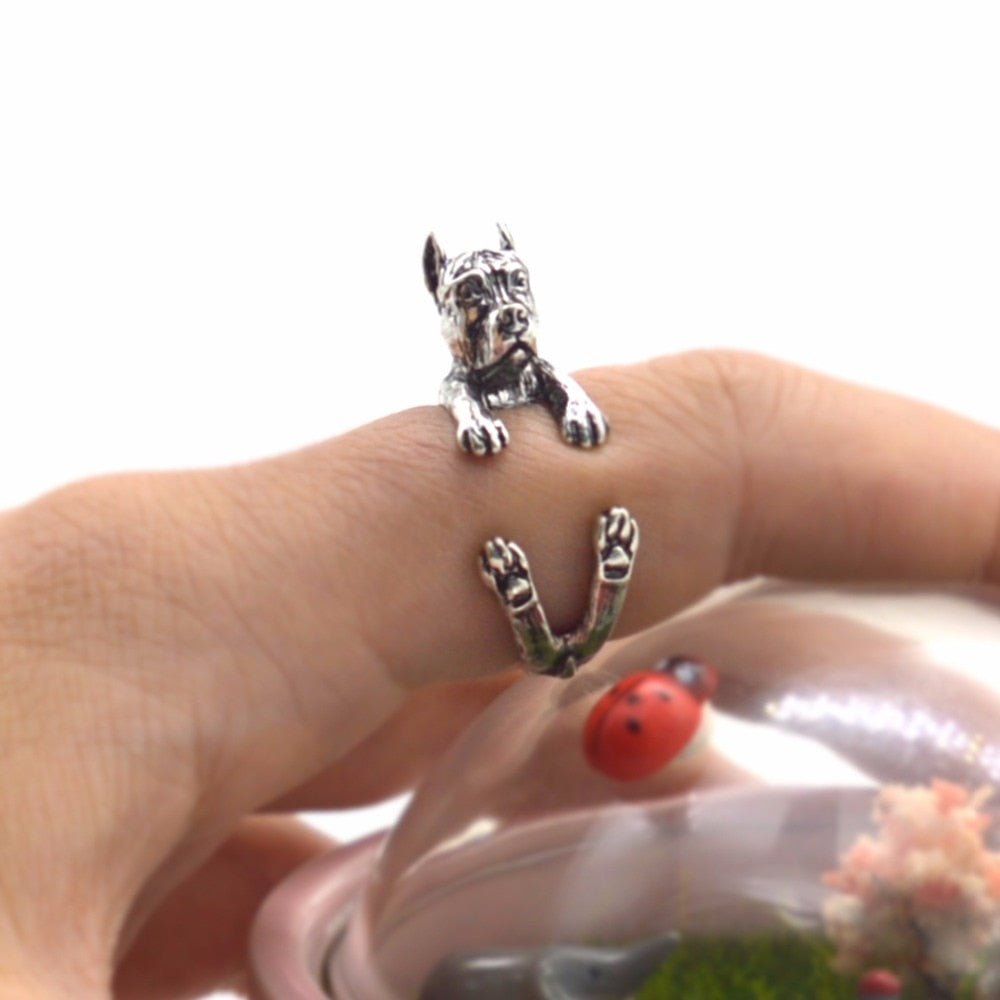 Realistic Pitbull Ring (2pcs pack) - Style's Bug