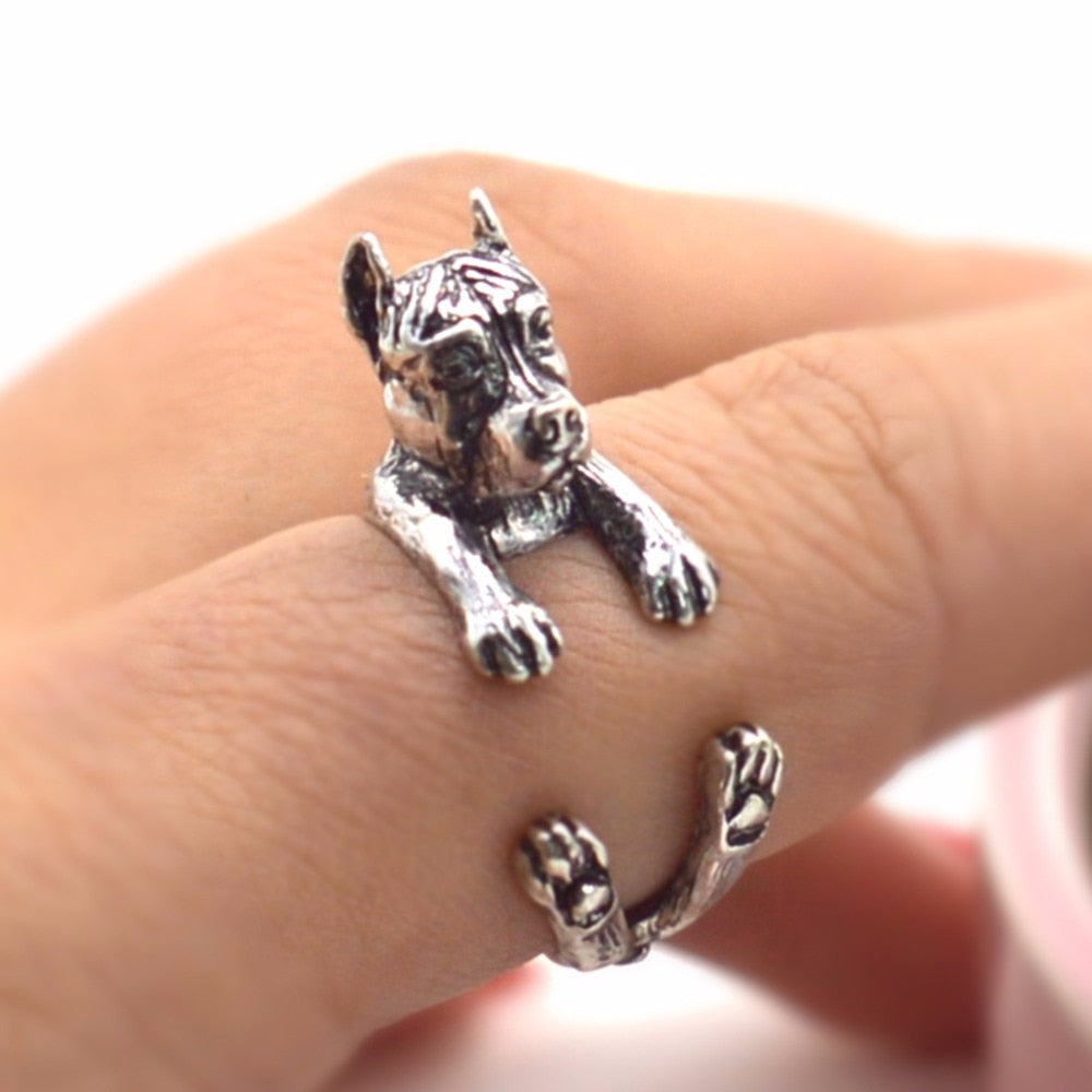 Realistic Pitbull Ring (2pcs pack) - Style's Bug