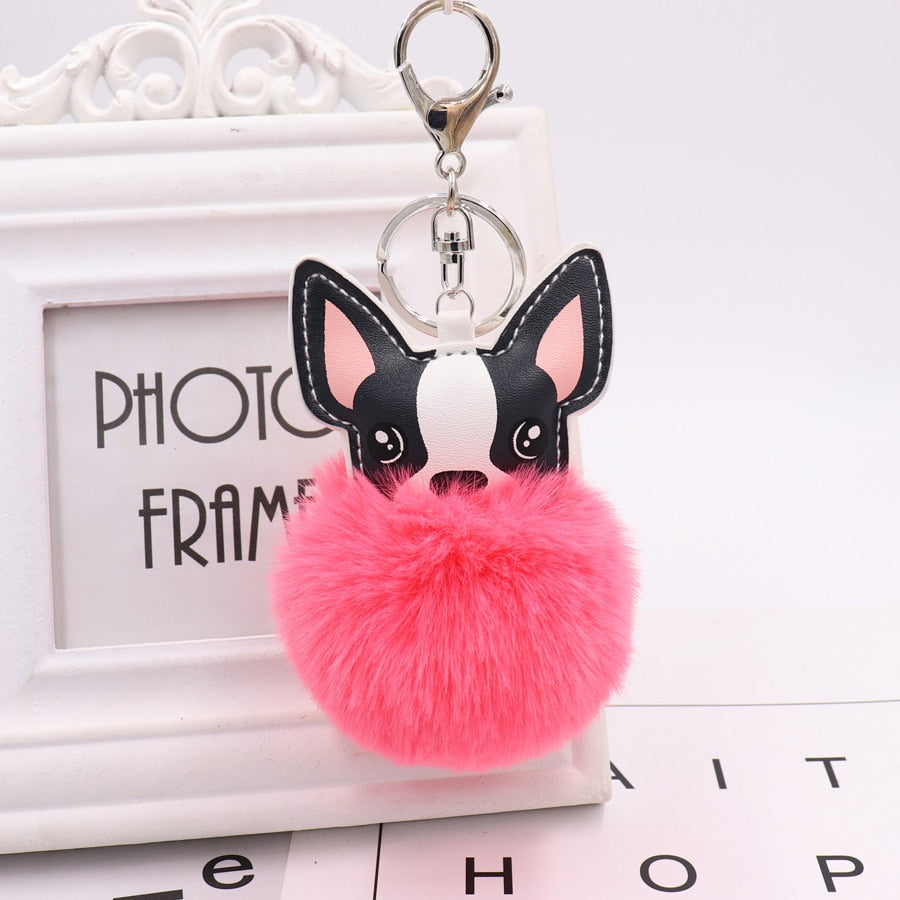 Fluffy Chihuahua keychains by SB (2pcs pack) - Style's Bug Red