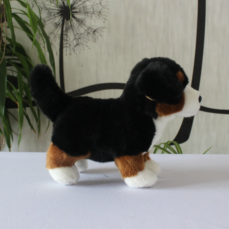 Realistic Bernese Mountain Dog puppy Plushie
