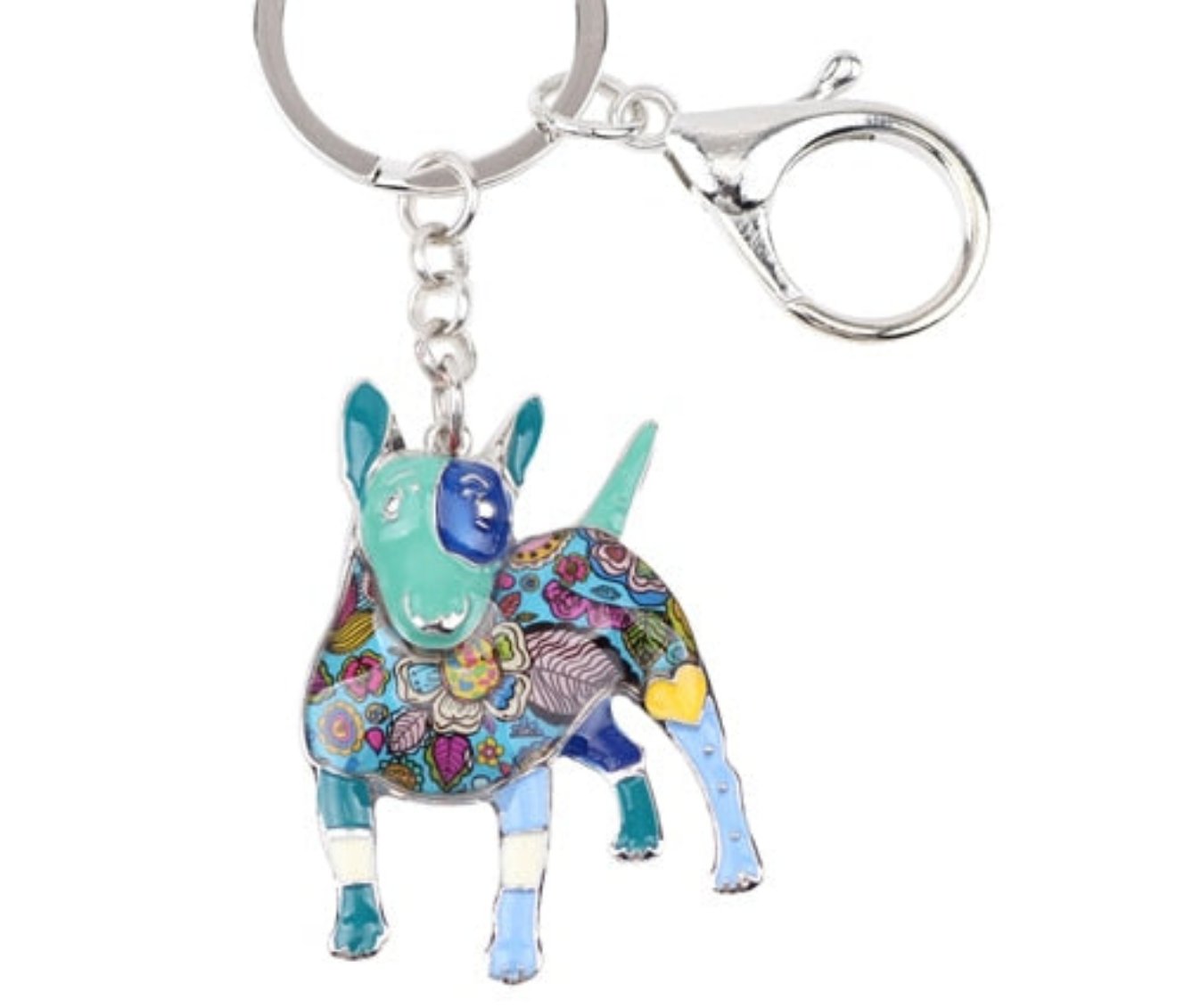Realistic Bull Terrier Jewelry - Style's Bug Artistic Alloy Keychain