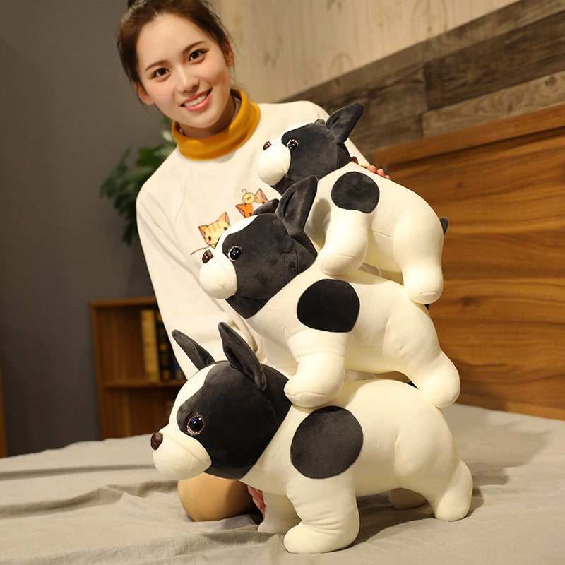 Realistic B & W French bulldog plushies - Style's Bug