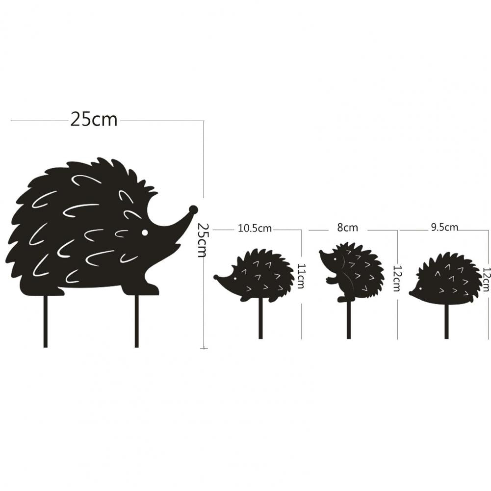 Garden Hedgehog Family Decor set (4pcs) - Style's Bug