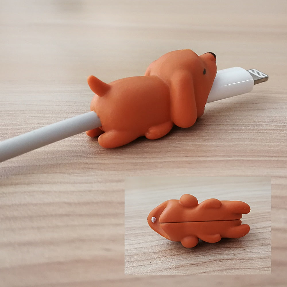 Funny Animal USB Cable protectors (3pcs pack) - Style's Bug