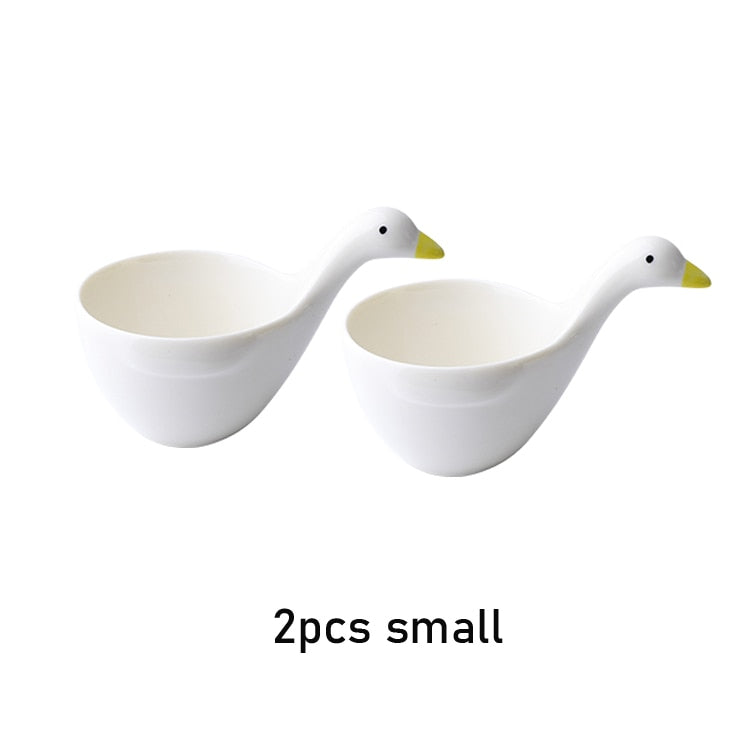 Cute Ceramic Duck Bowls - Style's Bug 2 x Small