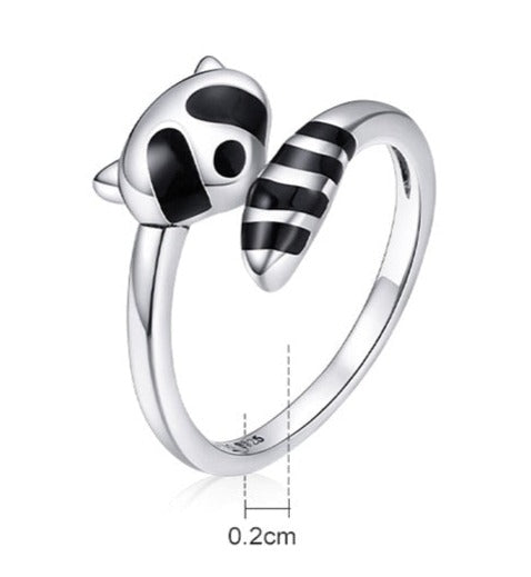 Adjustable Raccoon ring - Style's Bug