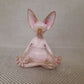 Realistic Sphynx cat statues - Style's Bug Pink - Meditating cat