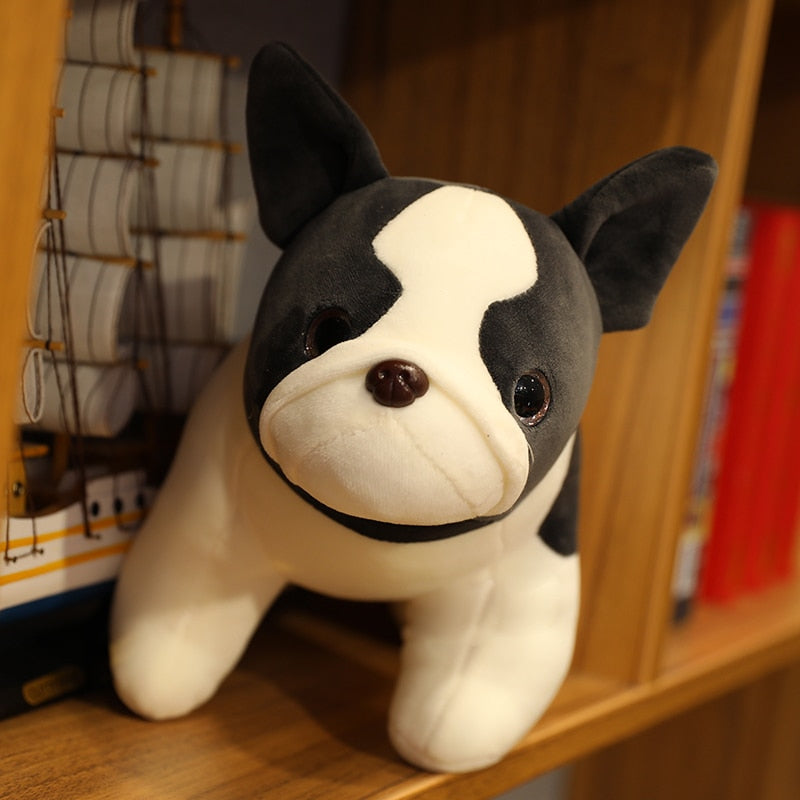 Realistic B & W French bulldog plushies - Style's Bug