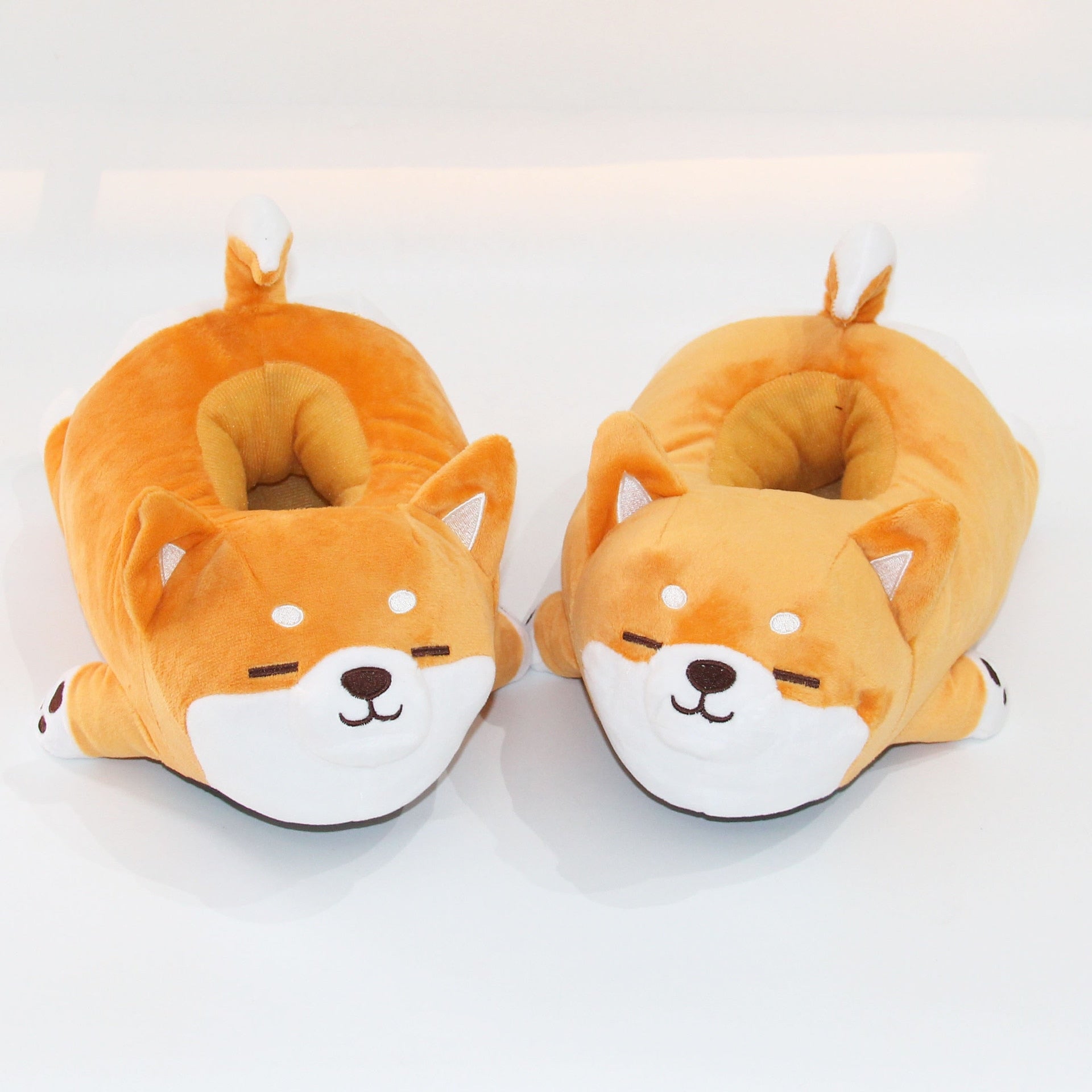 Lazy Shiba Inu Slippers (ONE SIZE fits all) - Style's Bug Default Title