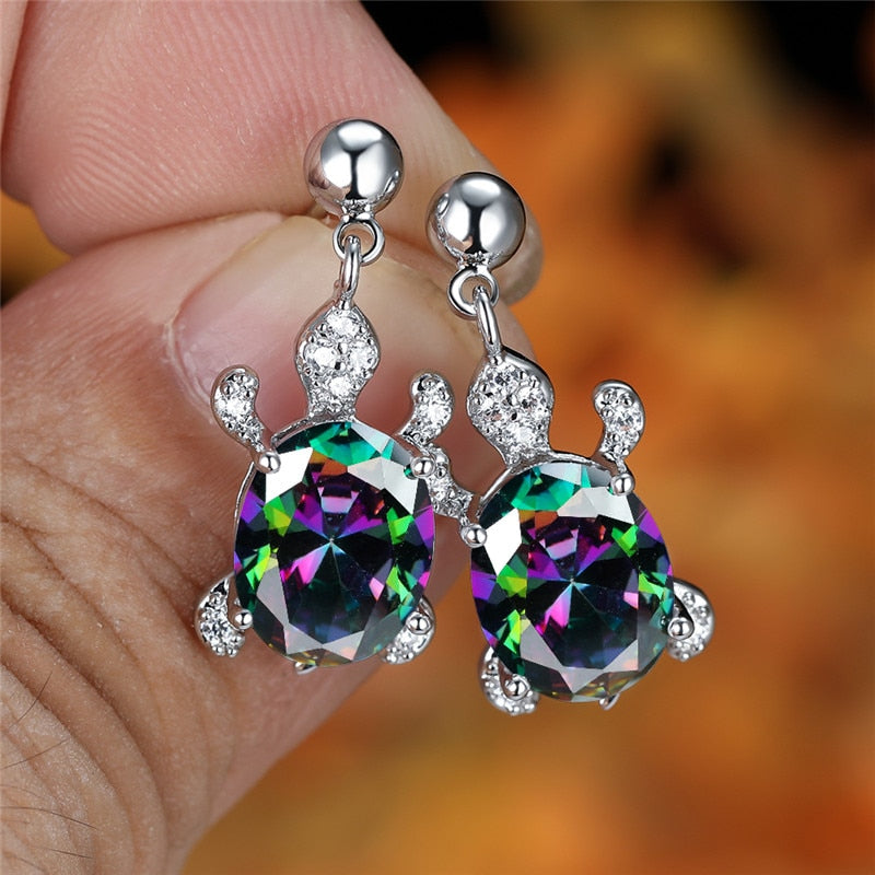 Sea Turtle earrings by Style's Bug - Style's Bug Multicolor