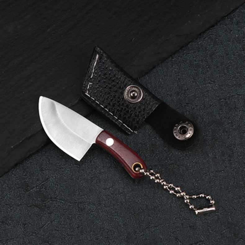 Mini Real Kitchen Knife keychain + mini sheath (2pcs pack) - Style's Bug