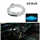 Car Interior LED light Strips - Style's Bug Ice blue / 1 meter / USB drive