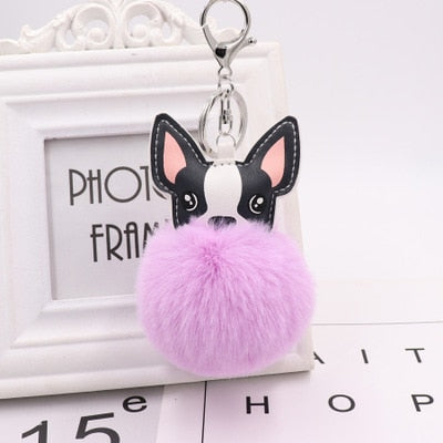 Fluffy Chihuahua keychains by SB (2pcs pack) - Style's Bug Pink