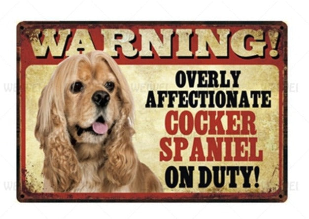 Overly Affectionate Dog Warning signs - Style's Bug Cocker Spaniel