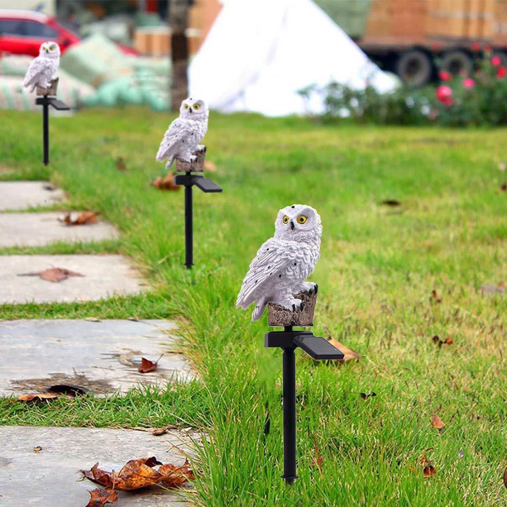 "Fairy Owls" - Solar powered garden lamps - Style's Bug