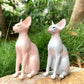 Realistic Sphynx cat statues - Style's Bug