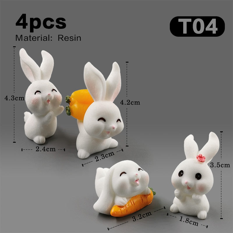 The world of mini Rabbits - Style's Bug 4pcs Rabbit-T04