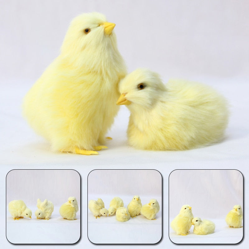 Realistic Soft Chicks (4pcs set) - Style's Bug