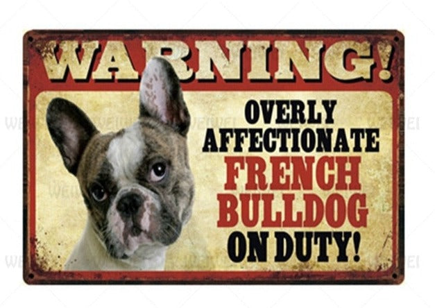 Overly Affectionate Dog Warning signs - Style's Bug French Bulldog