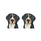 Realistic Bernese Mountain dog Earrings - Style's Bug 4 x Starring Bernese earring pairs