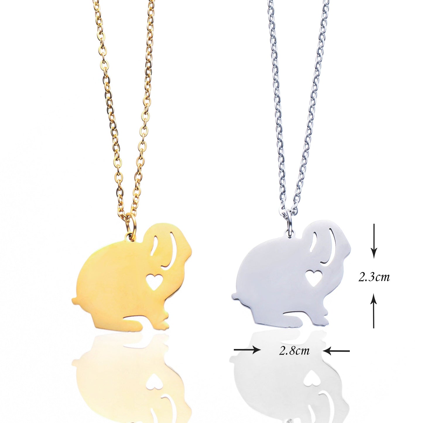 Personalised Rabbit Necklaces by SB