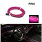 Car Interior LED light Strips - Style's Bug Pink / 1 meter / USB drive