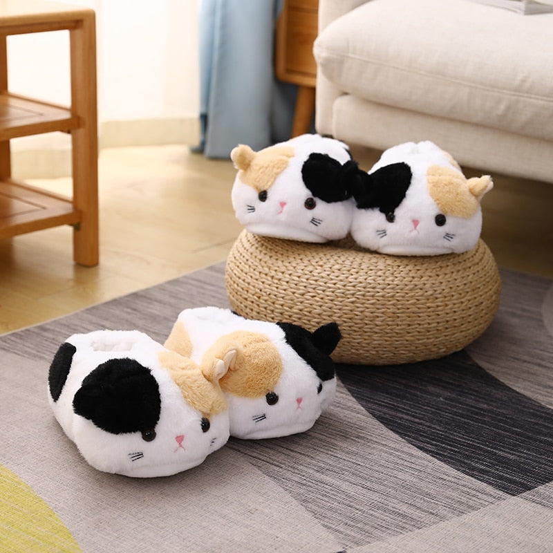 Calico Kitty Slippers by Style's Bug - Style's Bug