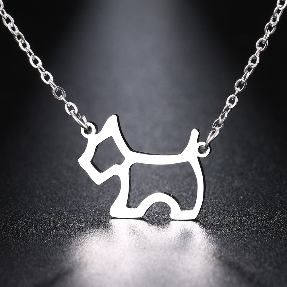 Scottish Terriers necklace by SB (2pcs pack)