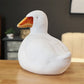 Realistic White Duck Plush pillows ( + 𝘢 𝘩𝘪𝘥𝘥𝘦𝘯 𝘪𝘯𝘴𝘪𝘥𝘦 𝘸𝘢𝘭𝘭𝘦𝘵) - Style's Bug about 10cm / Closed eyes