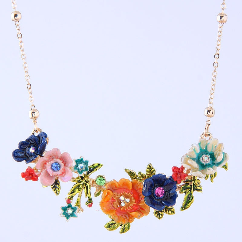 "Fancy Garden" Choker Necklaces by SB - Style's Bug C