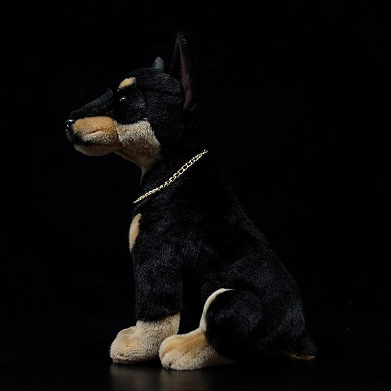 Realistic Dobermann Plushie