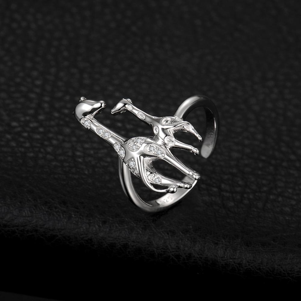 "Mother & Son Giraffes" Adjustable ring - Style's Bug