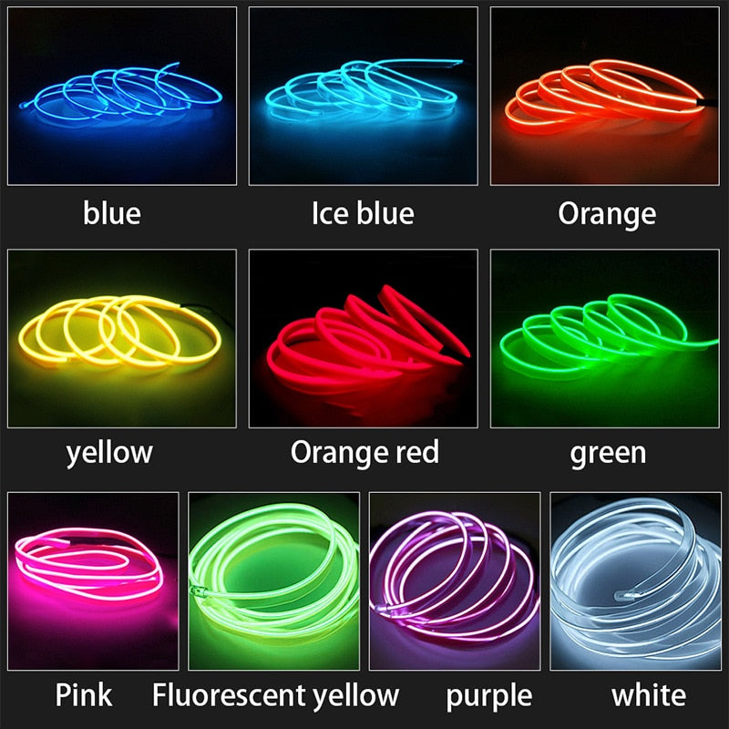 Car Interior LED light Strips - Style's Bug