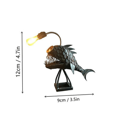 Retro Angler Fish table lamp - Style's Bug Small