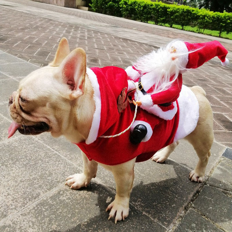 "Santa's Reindeer dog version" pet jacket by SB - Style's Bug