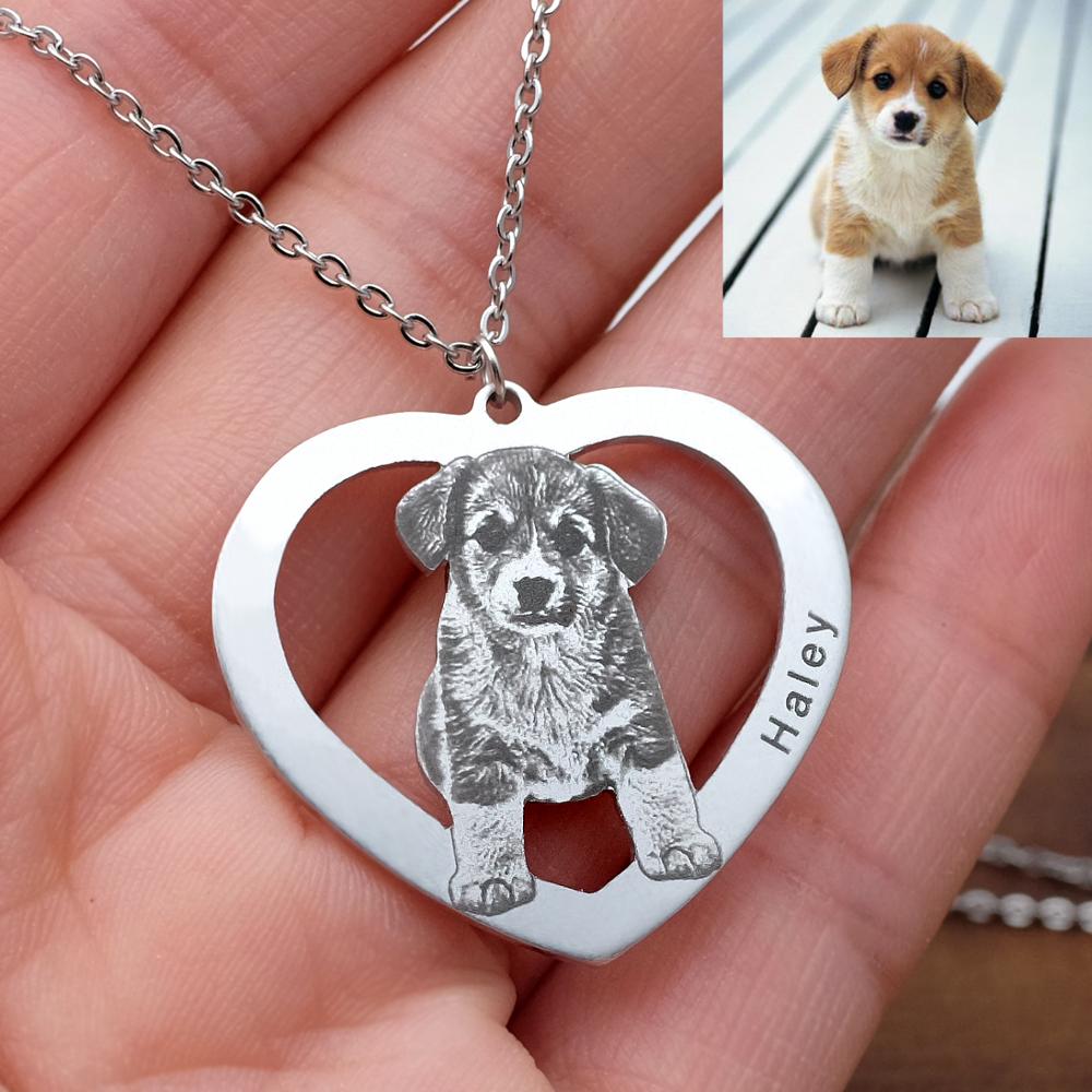 Custom pet photo necklaces by Style's Bug - Style's Bug