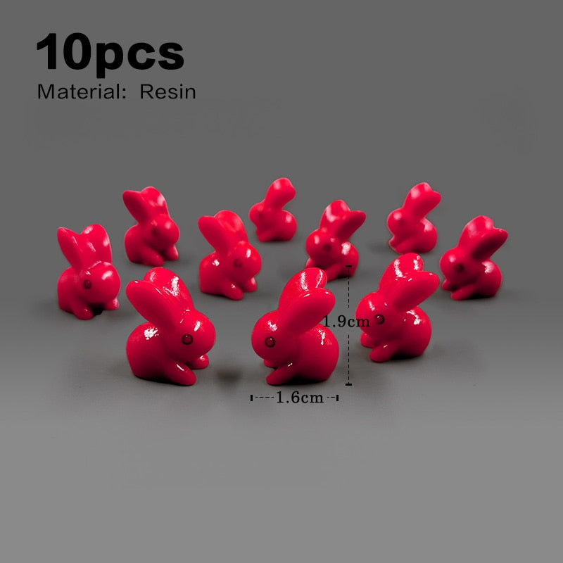 The world of mini Rabbits - Style's Bug 10pcs Red Rabbit