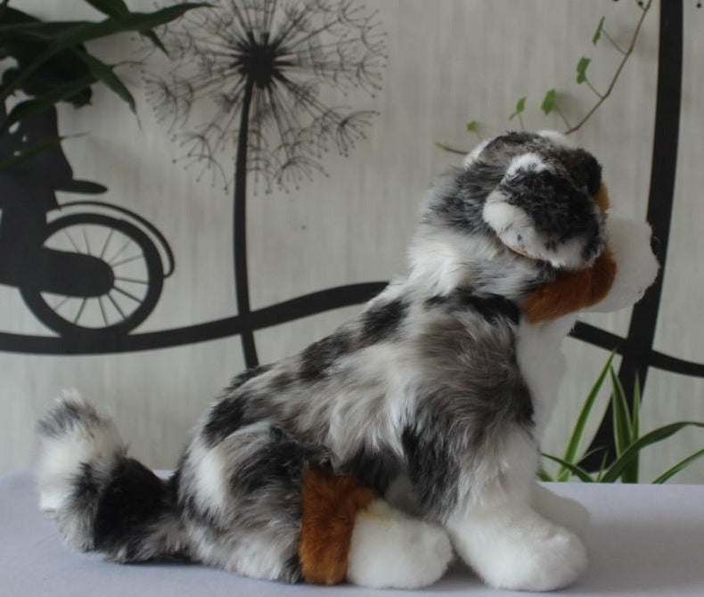 Soft Realistic Australian Shepherd plushies - Style's Bug